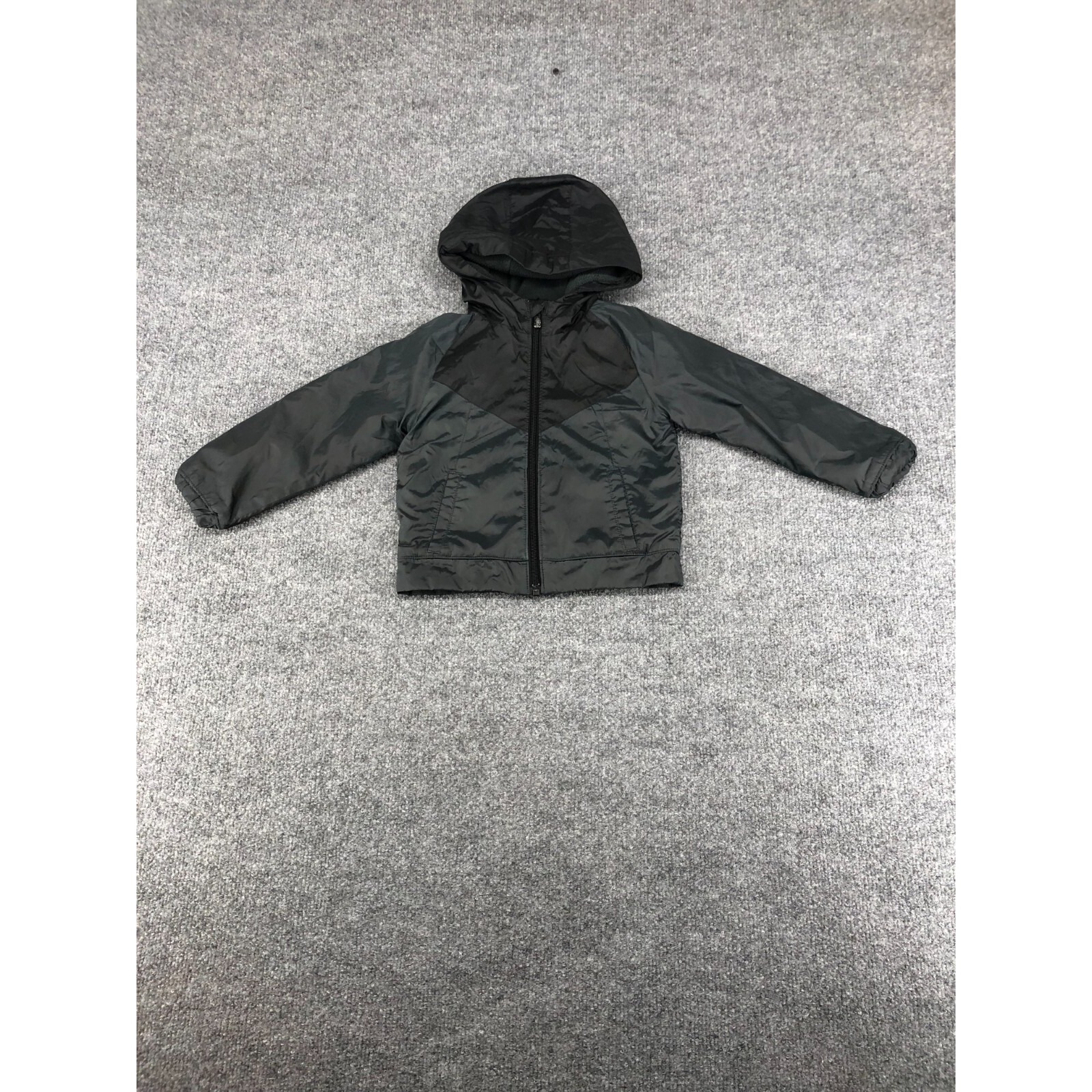 Nike Jacket Toddler Boys 2t Windrunner Black Full Zip